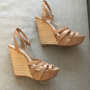 Jessica Simpson Espadrille nude wedges